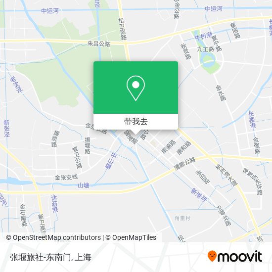 张堰旅社-东南门地图