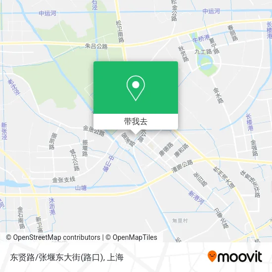 东贤路/张堰东大街(路口)地图