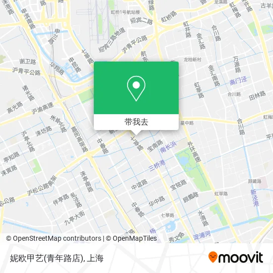 妮欧甲艺(青年路店)地图