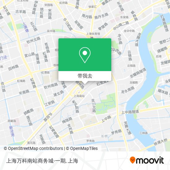 上海万科南站商务城-一期地图