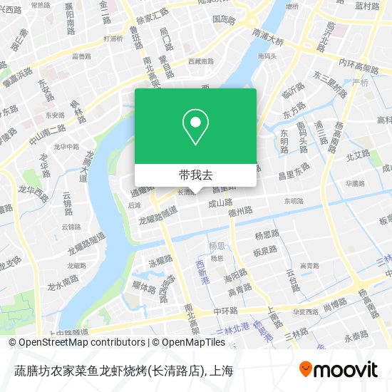 蔬膳坊农家菜鱼龙虾烧烤(长清路店)地图