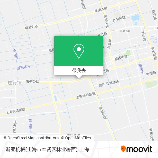 新亚机械(上海市奉贤区林业署西)地图