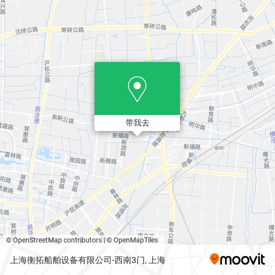 上海衡拓船舶设备有限公司-西南3门地图