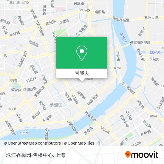 珠江香樟园-售楼中心地图