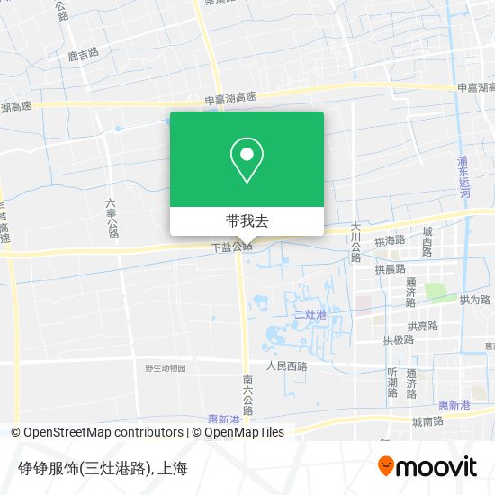 铮铮服饰(三灶港路)地图