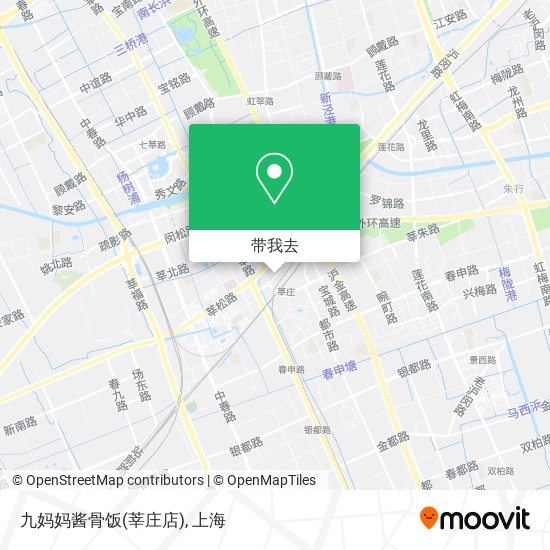 九妈妈酱骨饭(莘庄店)地图