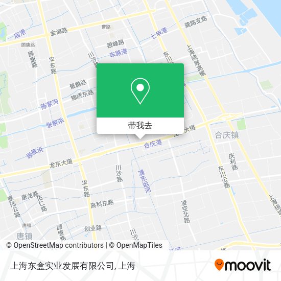 上海东盒实业发展有限公司地图