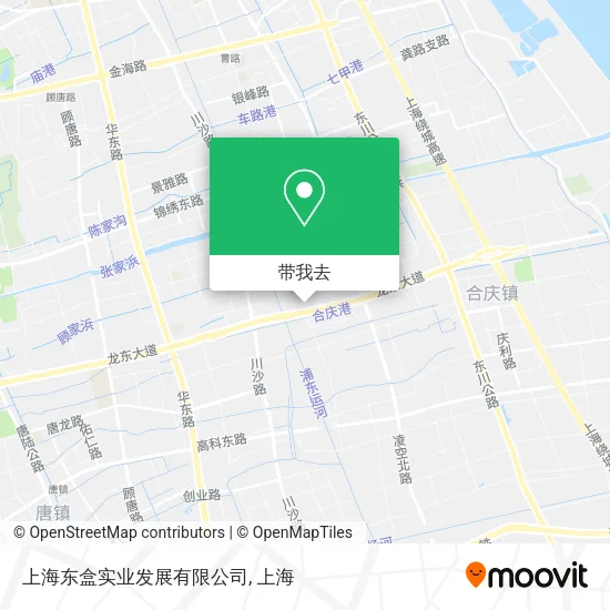 上海东盒实业发展有限公司地图