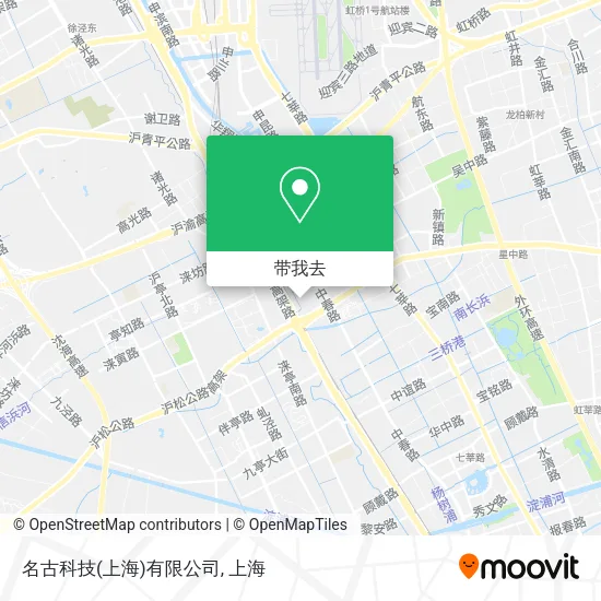 名古科技(上海)有限公司地图
