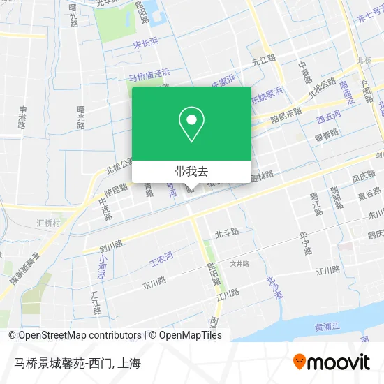 马桥景城馨苑-西门地图