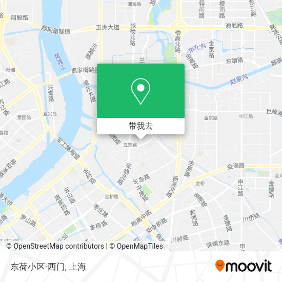 东荷小区-西门地图