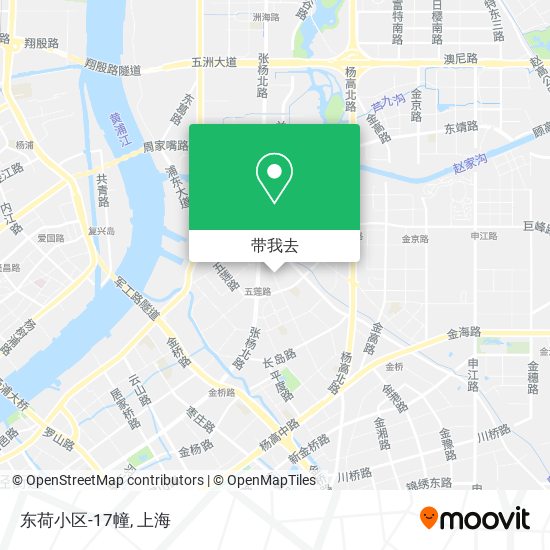 东荷小区-17幢地图