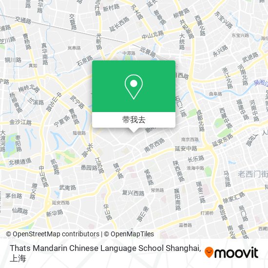 Thats Mandarin Chinese Language School Shanghai地图