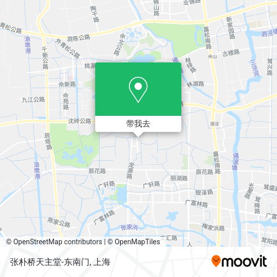张朴桥天主堂-东南门地图