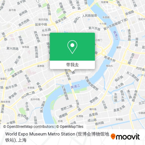 World Expo Museum Metro Station (世博会博物馆地铁站)地图