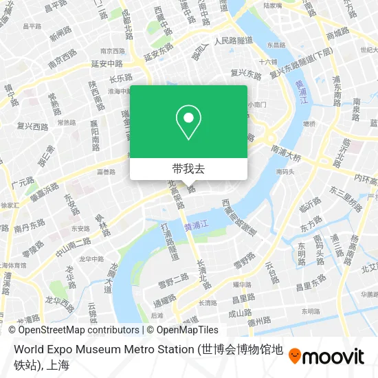 World Expo Museum Metro Station (世博会博物馆地铁站)地图