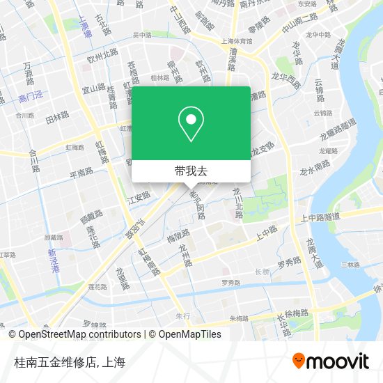 桂南五金维修店地图