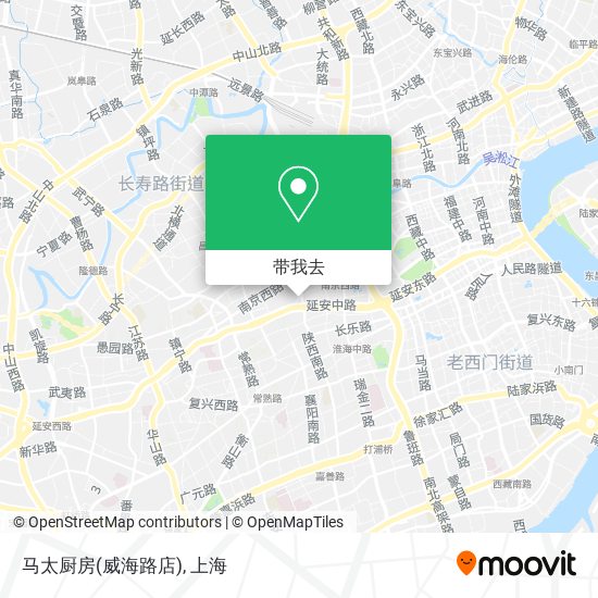 马太厨房(威海路店)地图