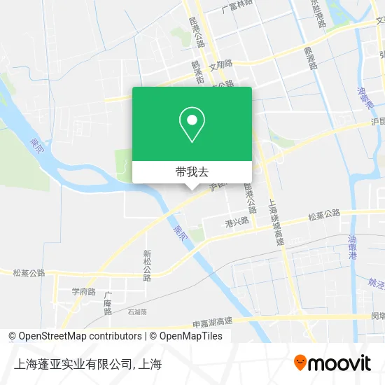 上海蓬亚实业有限公司地图