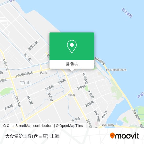 大食堂沪上客(盘古店)地图