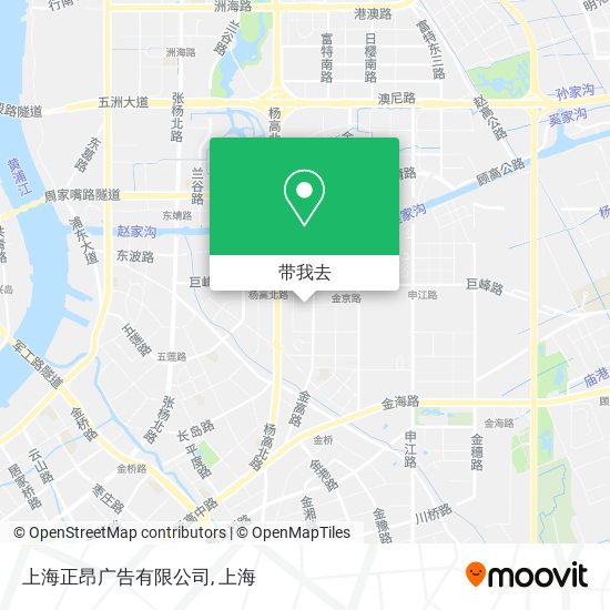 上海正昂广告有限公司地图