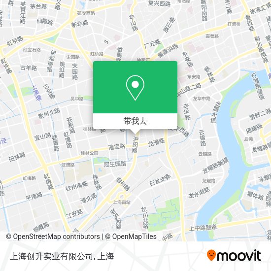 上海创升实业有限公司地图