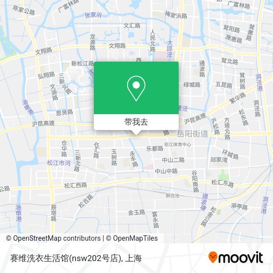 赛维洗衣生活馆(nsw202号店)地图