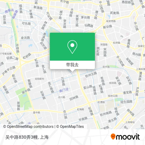 吴中路830弄3幢地图