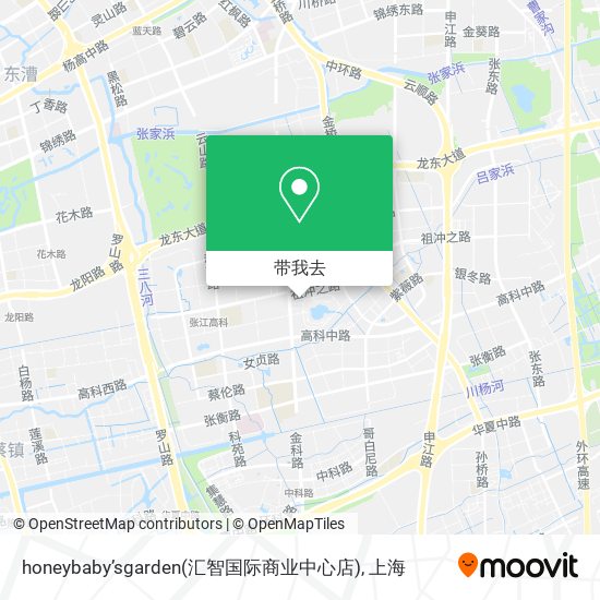 honeybaby’sgarden(汇智国际商业中心店)地图
