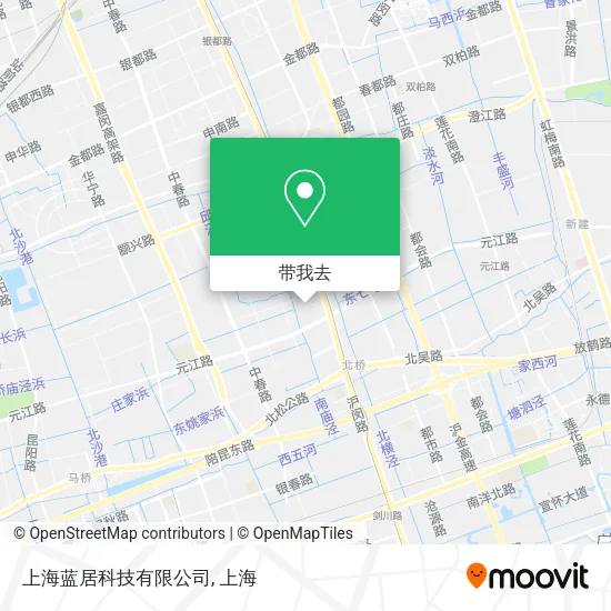 上海蓝居科技有限公司地图