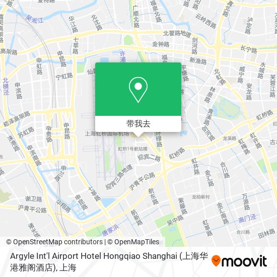 Argyle Int'l Airport Hotel Hongqiao Shanghai (上海华港雅阁酒店)地图