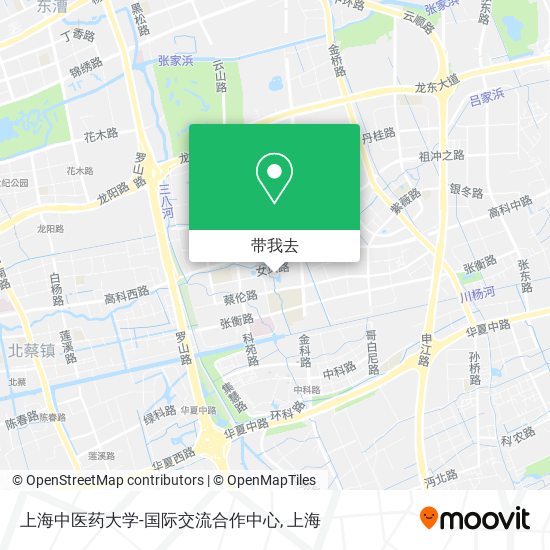 上海中医药大学-国际交流合作中心地图