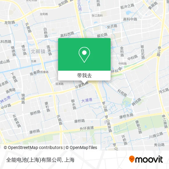全能电池(上海)有限公司地图