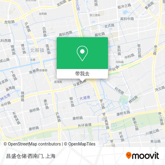 昌盛仓储-西南门地图