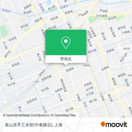 老山东手工水饺(中春路店)地图