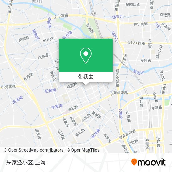 朱家泾小区地图
