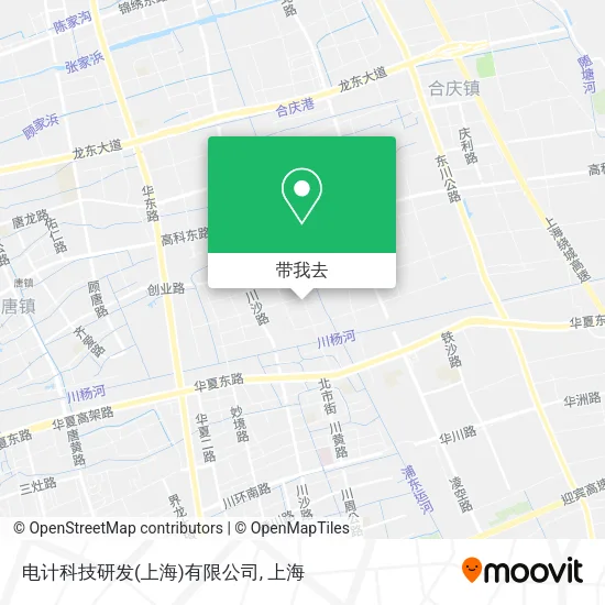 电计科技研发(上海)有限公司地图
