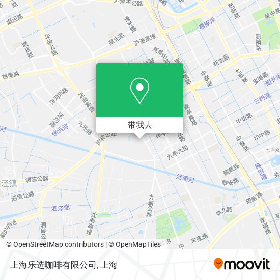 上海乐选咖啡有限公司地图