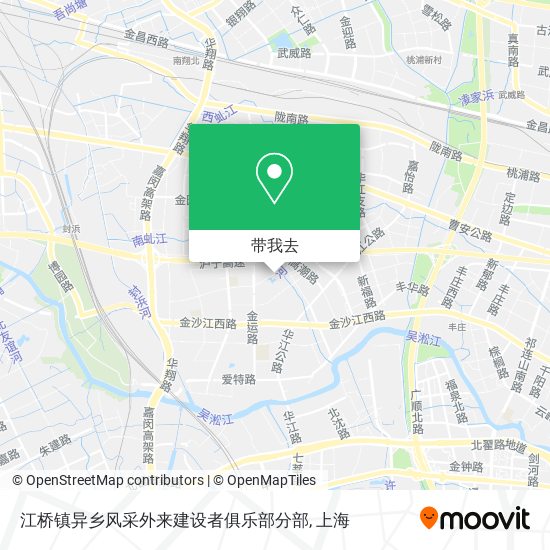 江桥镇异乡风采外来建设者俱乐部分部地图