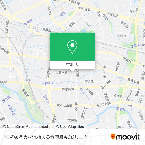 江桥镇星火村流动人员管理服务总站地图