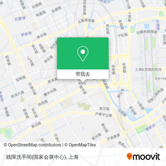 残障洗手间(国家会展中心)地图