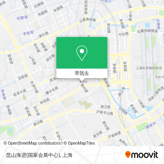 昆山海进(国家会展中心)地图