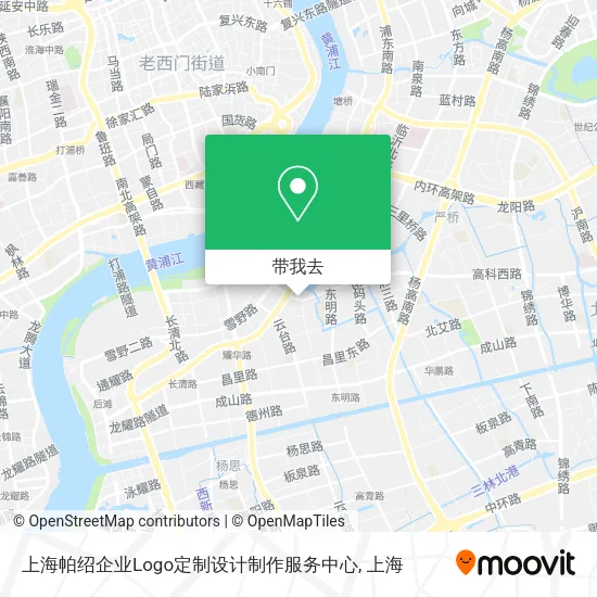 上海帕绍企业Logo定制设计制作服务中心地图