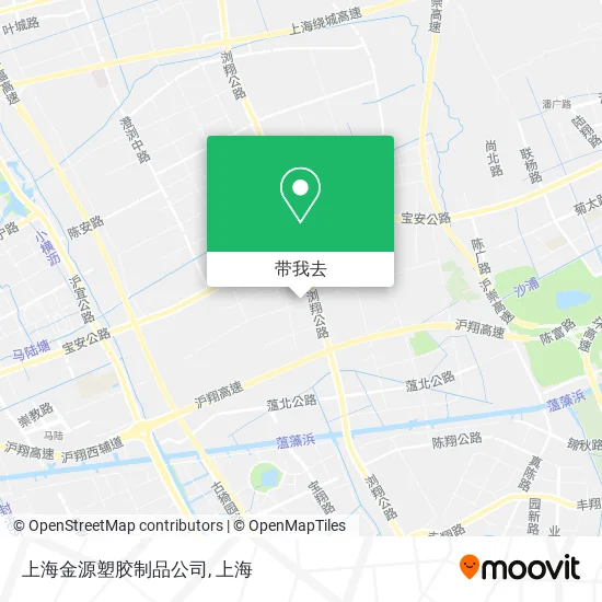 上海金源塑胶制品公司地图