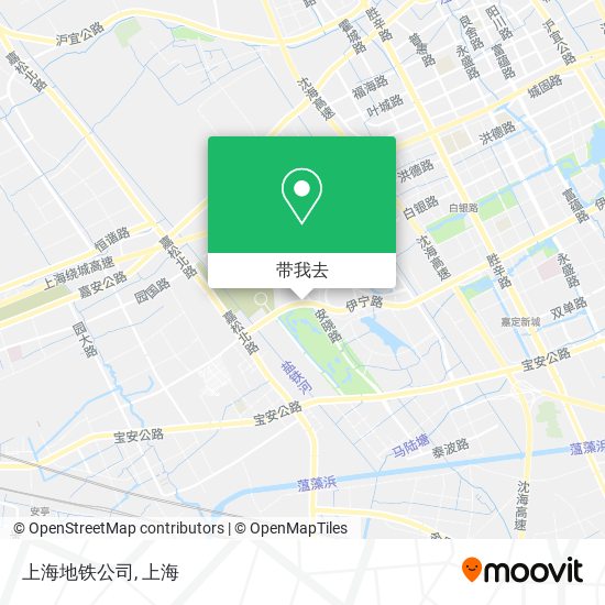 上海地铁公司地图