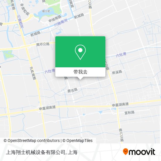 上海翔士机械设备有限公司地图