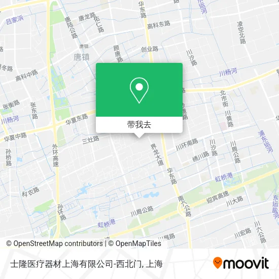 士隆医疗器材上海有限公司-西北门地图
