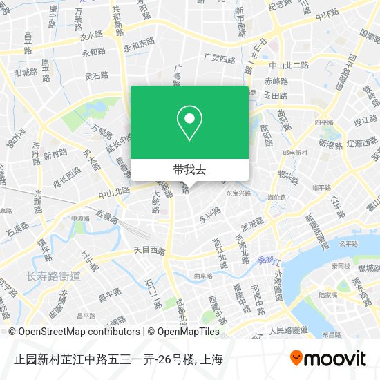 止园新村芷江中路五三一弄-26号楼地图
