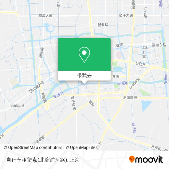 自行车租赁点(北淀浦河路)地图