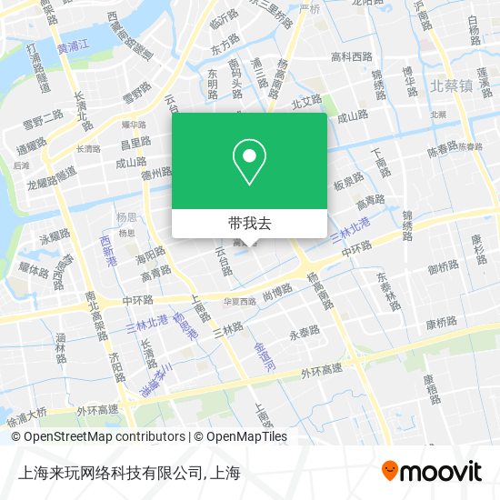 上海来玩网络科技有限公司地图